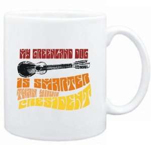 Mug White  My Greenland Dog is smarter than your president  Dogs 