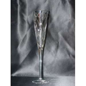  Bohemian Handmade 24% Lead Crystal Champagne Glasses Czech 