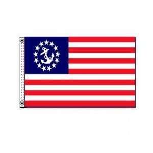  Annin U.S. Yacht Ensign 12 x 18 Inch Sewn US Nyl Glo Flag 