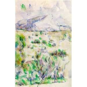   Paul Cezanne   24 x 38 inches   Mont Sainte Victoir
