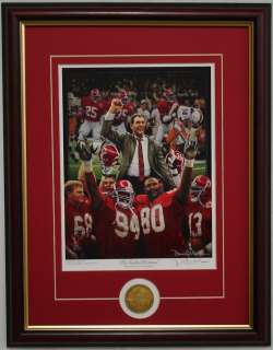 Alabama Daniel Moore 1992 NC The Tradition Continues print and game 
