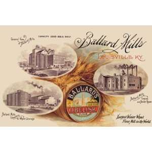  Ballards Obelisk Flour   Poster (18x12)