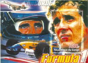 Stamps   F1 drivers   Alain Prost   PW  