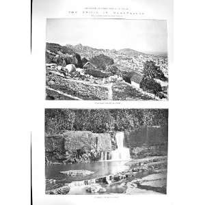  1894 MADAGASCAR ANTANANARIVO WATERFALL OLIVER HOLMES