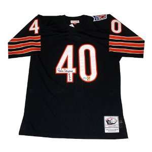  Gale Sayers MandN 1969 Bears Jersey w/ HOF 77in Insc. and 
