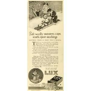  1919 Ad Lever Bros. Lux Laundry Soap Detergent Children 