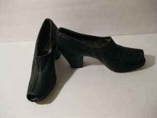 Hollywood 1940s Era Vintage Leather Shoes Endorsed By Merle Oberon 