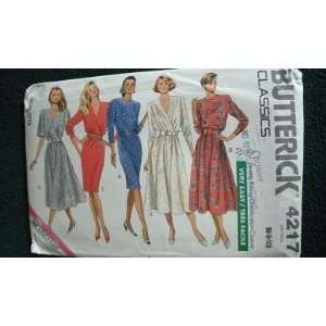   SIZE 6 8 10 BUTTERICK CLASSICS SEWING PATTERN 4217 RATED VERY EASY