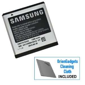   1500mAh) for Samsung Captivate (Includes OrionGadgets Cleaning Cloth