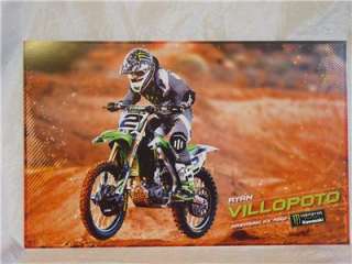 2011 Supercross Poster Ryan Villopoto KX 450 F  