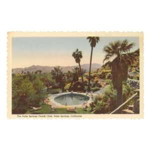  Hotel Swimming Pool, Palm Springs, California Premium 