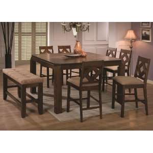  Antoine 8 Pc Counter Height Dining Set by Coaster Fine 