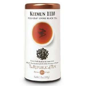Keemun 1110 Full Leaf Loose Black Tea (3.5 oz), by The Republic of Tea