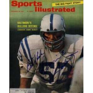Dennis Gaubatz autographed Sports Illustrated Magazine (Baltimore 