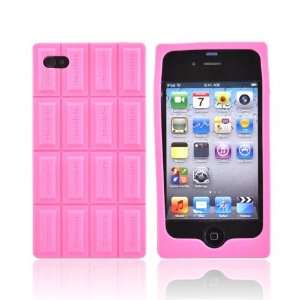  For PINK Verizon AT&T Apple iPhone 4 Chocolate Silicone 