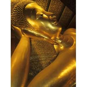  Reclining Gold Buddha at Grand Palace, Bangkok, Thailand 