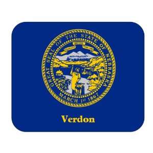 US State Flag   Verdon, Nebraska (NE) Mouse Pad 
