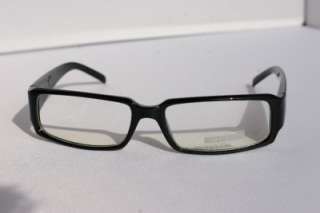 EMPOLLÓN vintage de los vidrios de las lentes de NEGRO de lente clara 