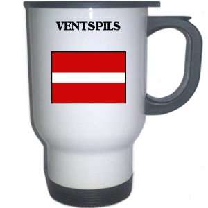  Latvia   VENTSPILS White Stainless Steel Mug Everything 