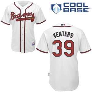 Jonny Venters Atlanta Braves Authentic Home Cool Base 