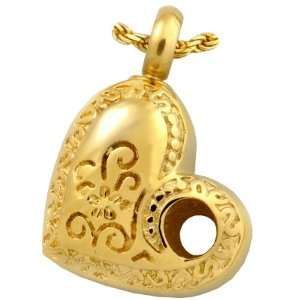   Pet Cremation Jewelry Stainless Steel Hole In My Heart