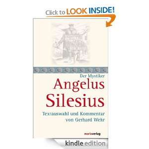    Angelus Silesius (German Edition) eBook Gerhard Wehr Kindle Store