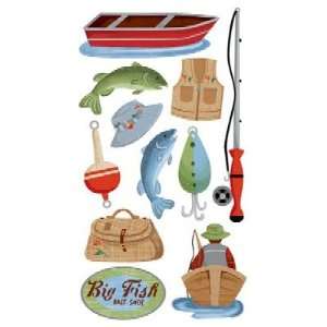  Fishing Vellum Stickers 52 00288 