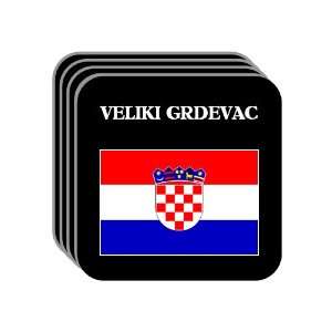 Croatia (Hrvatska)   VELIKI GRDEVAC Set of 4 Mini Mousepad Coasters