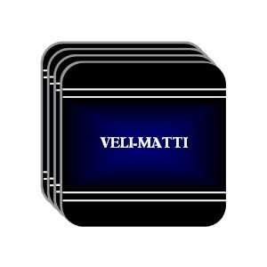  Personal Name Gift   VELI MATTI Set of 4 Mini Mousepad 