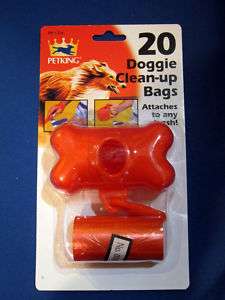 Doggie Clean Up Poop Bag 20 bags by Petking PK1704  