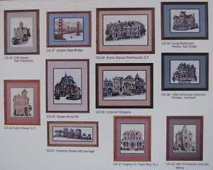 Christmas Victorians X Stitch or Needlepoint Pattern  