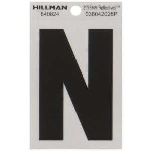  The Hillman Group 840824 3 Inch Letter N Reflective Square 