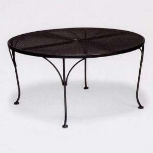  Woodard 190294 Mesh Top Round Chat Dining Table Patio 