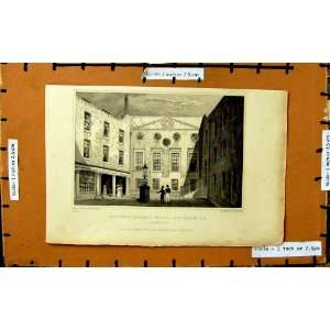  1831 Apothecaries Hall Pilgrim Street Blackfriars Print 