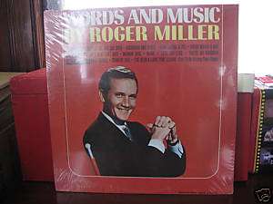 Roger Miller Words and Music Rare SEALED Mono LP  