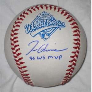 Signed Tom Glavine Ball   1995 World Series Braves Mvp  
