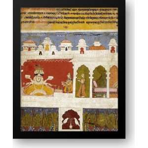  Lady On A Terrace Offers The Ancient Ved 20x22 Framed Art 
