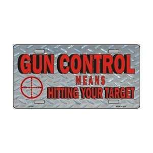 Gun Control License Plates Plate Tags Tag auto vehicle car front