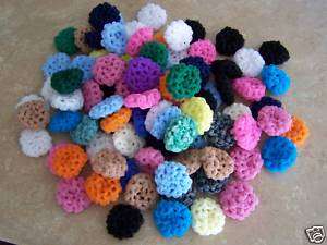   10 Nylon Scrubbies/Crochet Pot Scrubbie // All PURPOSE Cleaner  