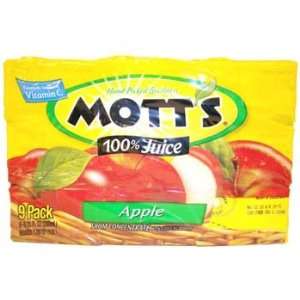 Motts Apple Juice 9 Pack   3 Pack Grocery & Gourmet Food