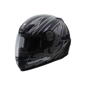  Scorpion EXO 400 Helmet   Octane Black Graphic Medium 