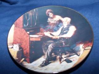 PLATES NORMAN ROCKWELL LOVE LETTERS Certificate PLATE  