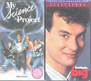 My Science Project (VHS, 1999) & Big (VHS, 1995)   2 Comedy VHS Tapes 