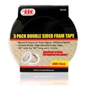    IIT 3 Pack Double Sided Foam Tape 3MM Thick Arts, Crafts & Sewing