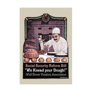  We Knead Your Dough 12x18 Giclee on canvas