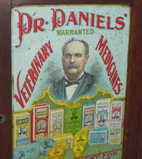 Dr Daniels Veterinary Medicine advertising Cabinet Country Store 