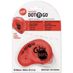  Glue Dots 3/8 Craft Dot n Go Disposable Dispense