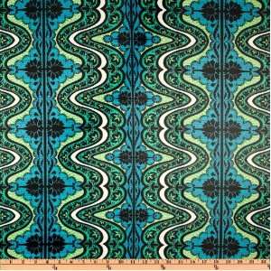 Amy Butler Laminated Cotton Lark Gypsy Cobalt Fabric By The Yard amy 