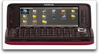 Nokia E90 Communicator Unlocked Phone with 3.2 MP Camera, 3G, Wi Fi, GPS, Media Player, and MicroSD Slot  International Version with Warranty (Red)