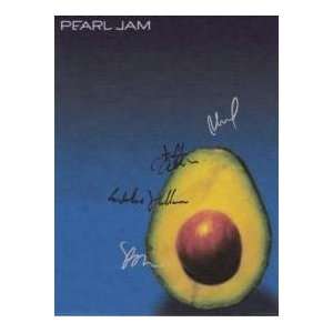  Pearl Jam Autographed Poster 